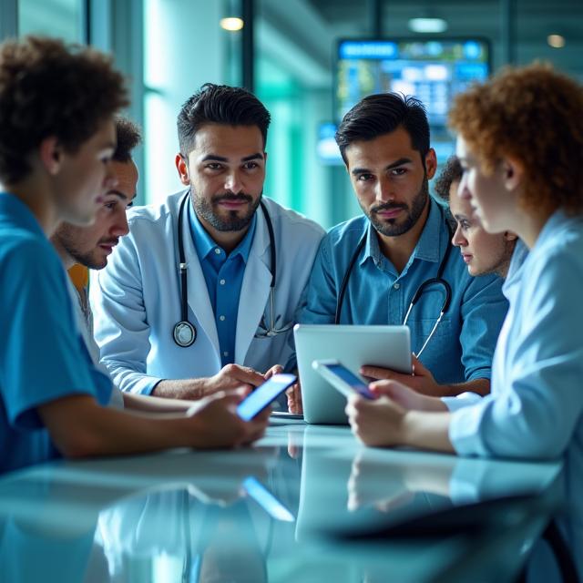 Equipo de Arauka Solutions trabajando en soluciones tecnológicas para el sector salud